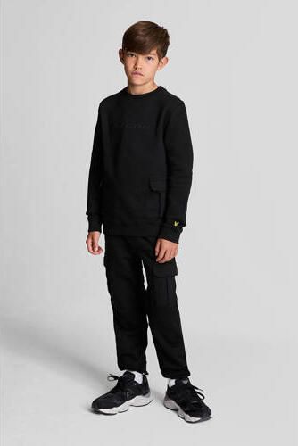 LYLE & SCOTT Jongens Broeken Cuffed Cargo Pocket Jogger Zwart - Foto 3
