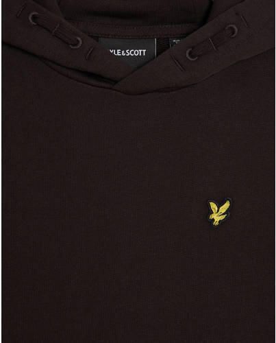 Lyle & Scott sweater Bruin Jongens Katoen Capuchon Effen 164 170 - Foto 2