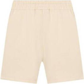 Malelions regular fit sweatshort Sport Counter met logo beige Korte broek Jongens Stretchkatoen 140