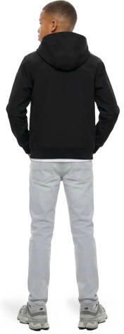 Malelions softshell jas zwart Jongens Polyester Capuchon Effen - Foto 4