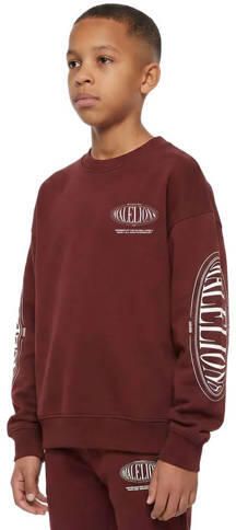 Malelions sweater met backprint donkerrood Backprint - Foto 3