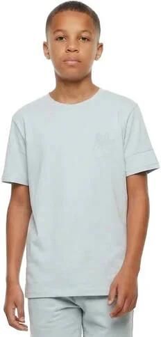 Malelions T-shirt grijsgroen Jongens Stretchkatoen Ronde hals Logo - Foto 3