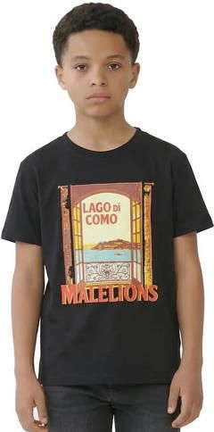 Malelions T-shirt zwart Jongens Katoen Ronde hals Printopdruk - Foto 5