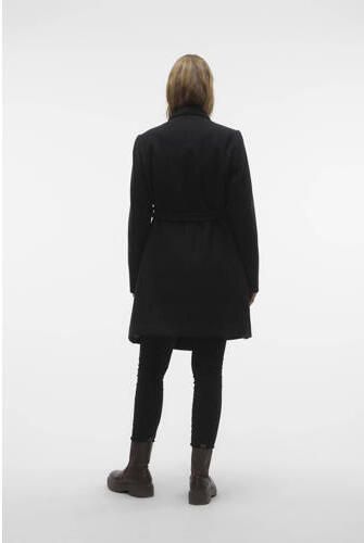 Mamalicious jas MLROX van gerecycled polyester zwart Effen S - Foto 4