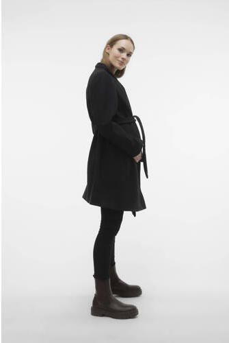 Mamalicious jas MLROX van gerecycled polyester zwart Effen S - Foto 3
