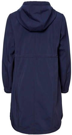 Mamalicious loose fit draagjas MLSHELLA donkerblauw Dames Polyester Capuchon 42 (XL) - Foto 3