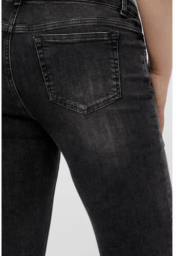 Mamalicious low waist slim fit zwangerschapsjeans MLCALIFORNIEN grijs stonewashed Dames Stretchdenim 28-34 - Foto 2