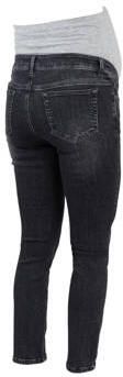 Mamalicious low waist slim fit zwangerschapsjeans MLCALIFORNIEN grijs stonewashed Dames Stretchdenim 28-34 - Foto 4