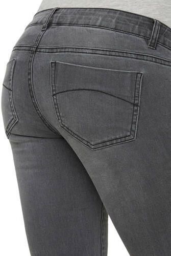 Mamalicious low waist slim fit zwangerschapsjeans MLLOLA grijs Dames Denim 29-32