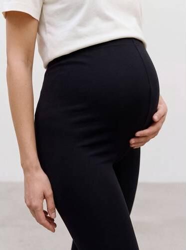 MAMALICIOUS regular waist zwangerschaps legging zwart Broek Dames Stretchkatoen maat XL - Foto 11