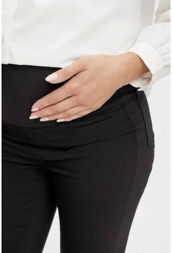 Mamalicious skinny zwangerschapsjeans MLLUCY zwart Dames Viscose Effen XL - Foto 3