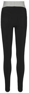Mamalicious slim fit broek MLMEMPHIS zwart Dames Viscose Effen XXL