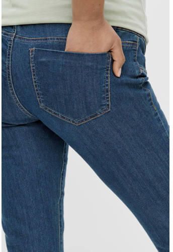Mamalicious slim fit zwangerschapsjeans JULIA medium blue denim Blauw Dames Stretchdenim 26-32 - Foto 5