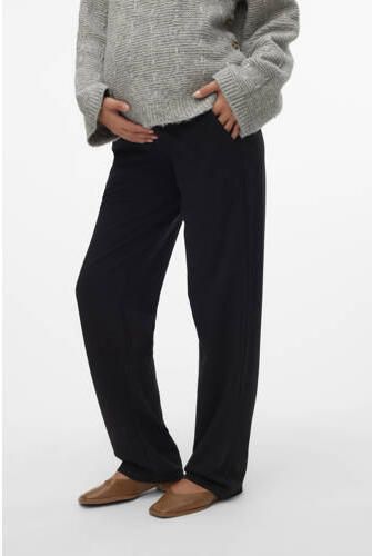 Mamalicious slim fit zwangerschapstregging MLLIF zwart Broek Dames Viscose XXL