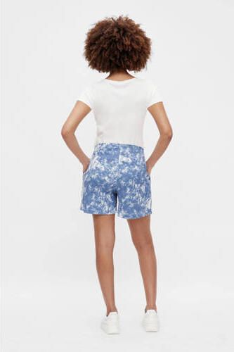 Mamalicious tie-dye regular fit short blauw wit Korte broek Dames Polyester XS - Foto 3
