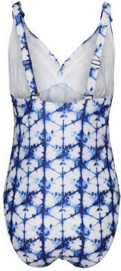 Mamalicious zwangerschapsbadpak MLSIGA blauw wit Dames Gerecycled polyester L - Foto 5