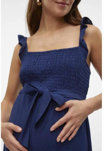Mamalicious zwangerschapsjumpsuit MLMAYAMY Dames Viscose Vierkante hals XL - Foto 2