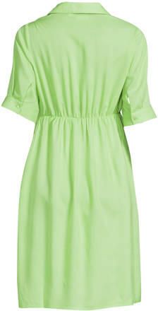 Mamalicious zwangerschapsjurk MLELINE limegroen Dames Viscose Klassieke kraag XL - Foto 4