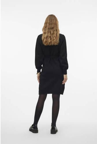 Mamalicious zwangerschapsjurk MLNEWANNE Zwart Dames Polyester Ronde hals XXL