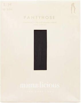Mamalicious zwangerschapspanty set van 2 zwart Dames Nylon Effen L XL - Foto 2