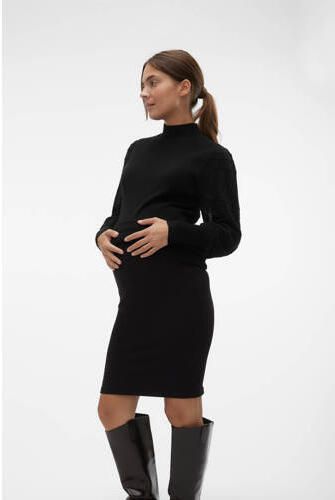 Mamalicious zwangerschapsrok MLKARMEN zwart Dames Nylon Effen - Foto 3