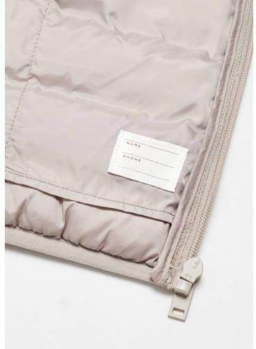 Mango Kids bodywarmer beige Jongens Polyamide Capuchon Effen 116 - Foto 2