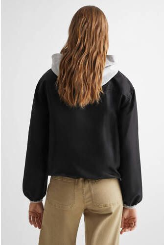 Mango Kids bomberjack zomer zwart Jas Meisjes Polyester Ronde hals Effen 152(XXS) - Foto 3