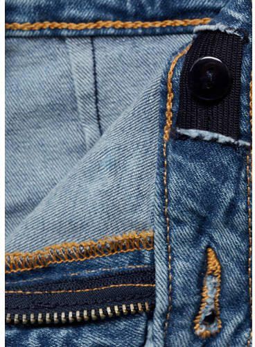 Mango Kids broek changeant blauw Meisjes Denim Effen 122 - Foto 2