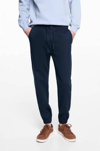 Mango Kids broek donkerblauw Jongens Katoen Effen 164(XS) - Foto 2