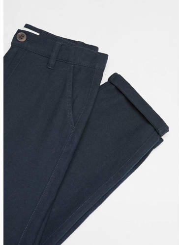 Mango Kids broek donkerblauw Jongens Polyester Effen 128 - Foto 2