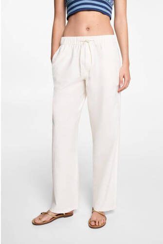 Mango Kids broek ecru Meisjes Katoen Effen 152(XXS) - Foto 2