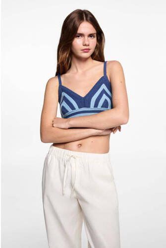 Mango Kids broek ecru Meisjes Katoen Effen 152(XXS) - Foto 3