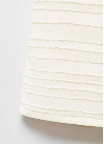 Mango Kids broek ecru Meisjes Polyester Effen 128 - Foto 2