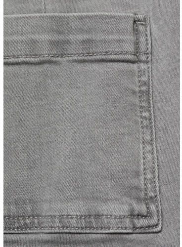 Mango Kids broek grey denim Grijs Effen 122 | Broek van - Foto 2