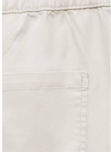Mango Kids broek lichtbeige Ecru Meisjes Stretchkatoen Effen 122 - Foto 3