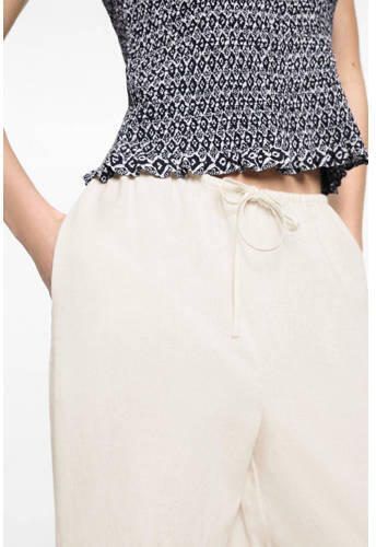 Mango Kids broek lichtbruin Meisjes Katoen Effen 152(XXS) - Foto 2