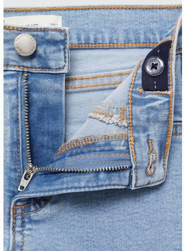 Mango Kids broek light blue denim Blauw Meisjes Stretchkatoen Effen 116 - Foto 2