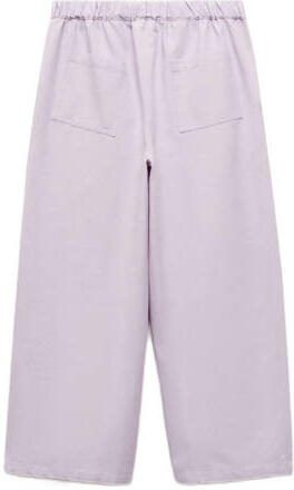 Mango Kids broek lila Paars Meisjes Viscose Effen 128 - Foto 2
