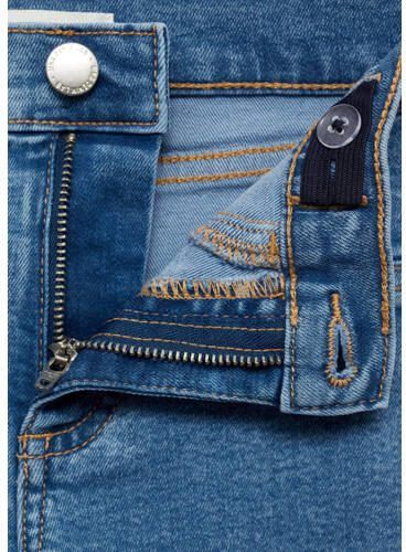 Mango Kids broek medium blue denim Blauw Meisjes Stretchkatoen Effen 128 - Foto 2