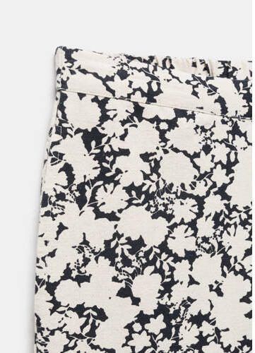 Mango Kids broek met all over print zwart Meisjes Katoen All over print 116 - Foto 2