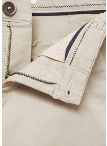Mango Kids broek offwhite Wit Jongens Stretchkatoen Effen 116 - Foto 2