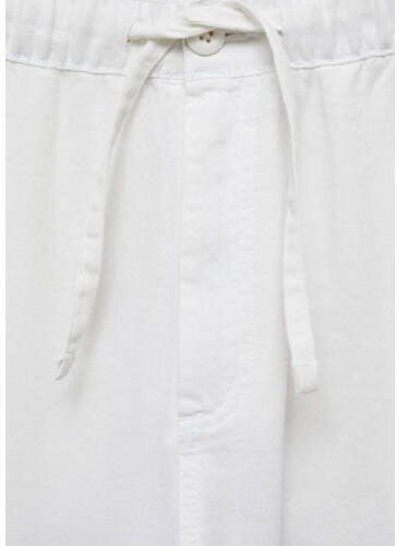 Mango Kids broek wit Jongens Katoen Effen 164(XS) - Foto 2