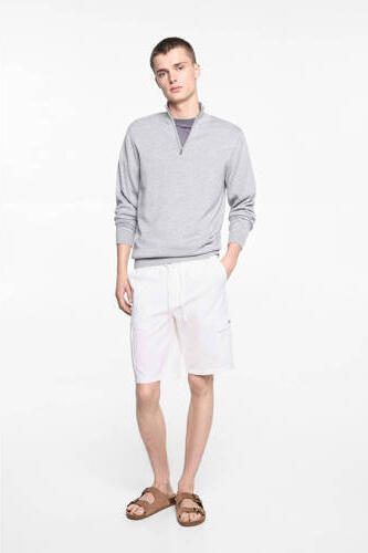 Mango Kids cargo short wit Korte broek Jongens Katoen Effen 158(XXS) - Foto 3