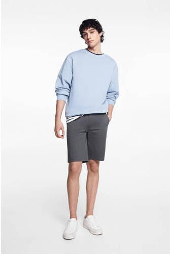 Mango Kids casual short antraciet Korte broek Grijs Jongens Stretchkatoen 164(XS) - Foto 2