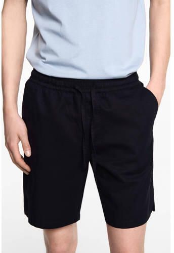 Mango Kids casual short donkerblauw Korte broek Jongens Katoen Effen 164(XS)