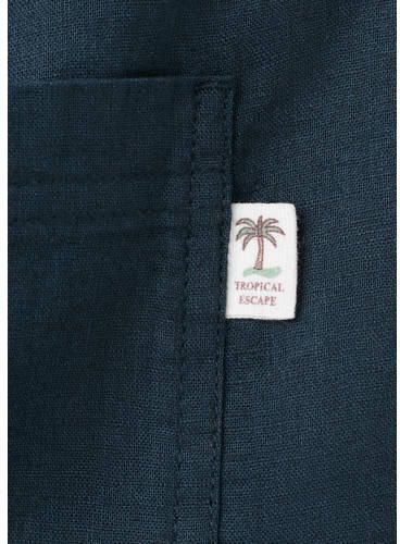 Mango Kids casual short donkerblauw Korte broek Jongens Katoen Effen - Foto 3