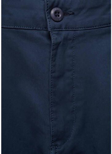 Mango Kids casual short donkerblauw Korte broek Jongens Stretchkatoen Effen 164(XS)