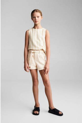 Mango Kids casual short ecru Korte broek Meisjes Katoen Effen 116 - Foto 2