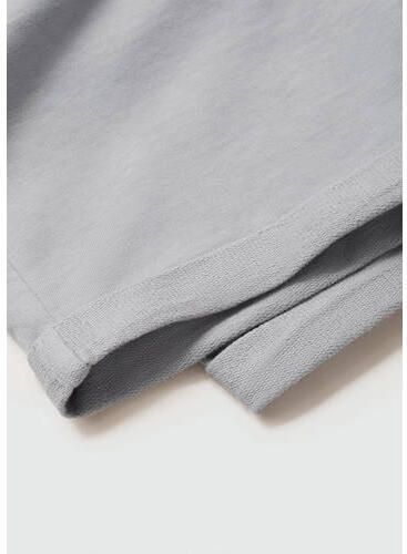 Mango Kids casual short grijs Korte broek Jongens Katoen Effen 116 - Foto 2