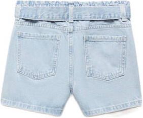 Mango Kids casual short Korte broek Blauw Meisjes Katoen Effen 140